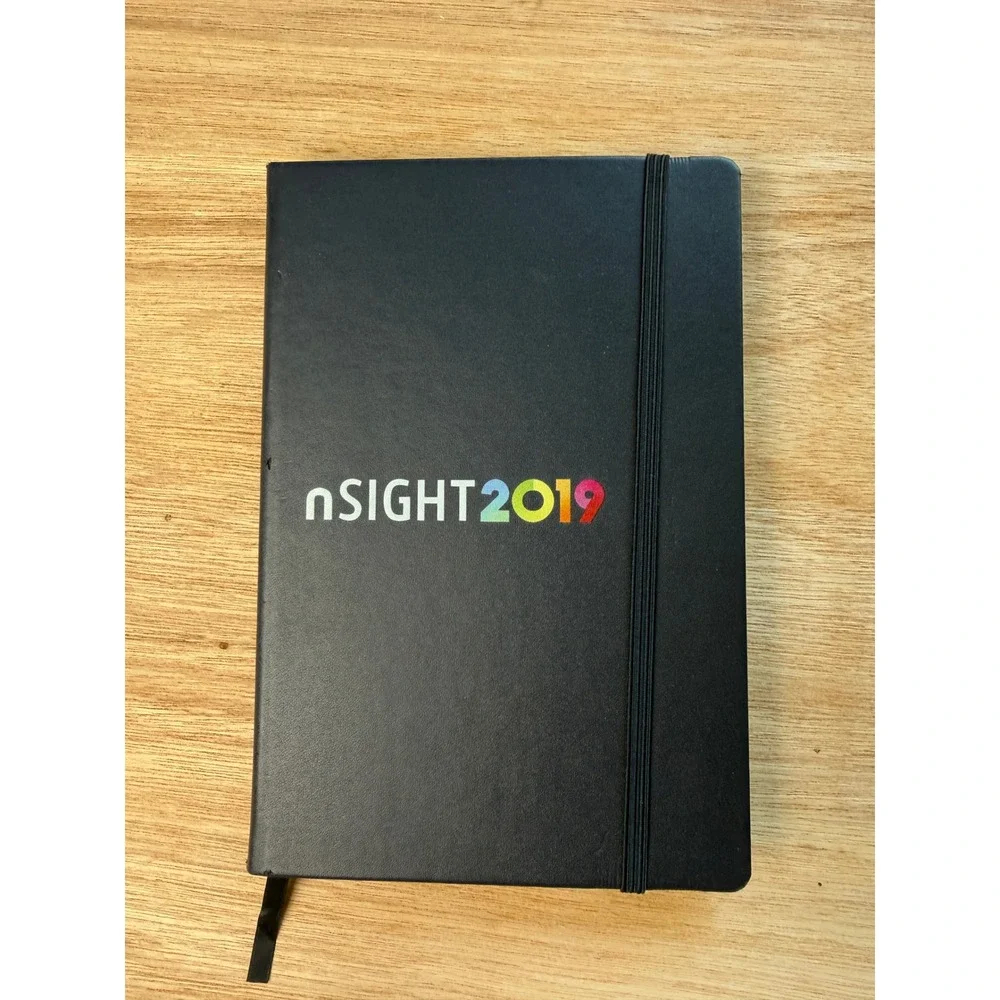 SPECTOR & CO. nSIGHT 2019 Hardcover Lined Journal Notebook Black Medium